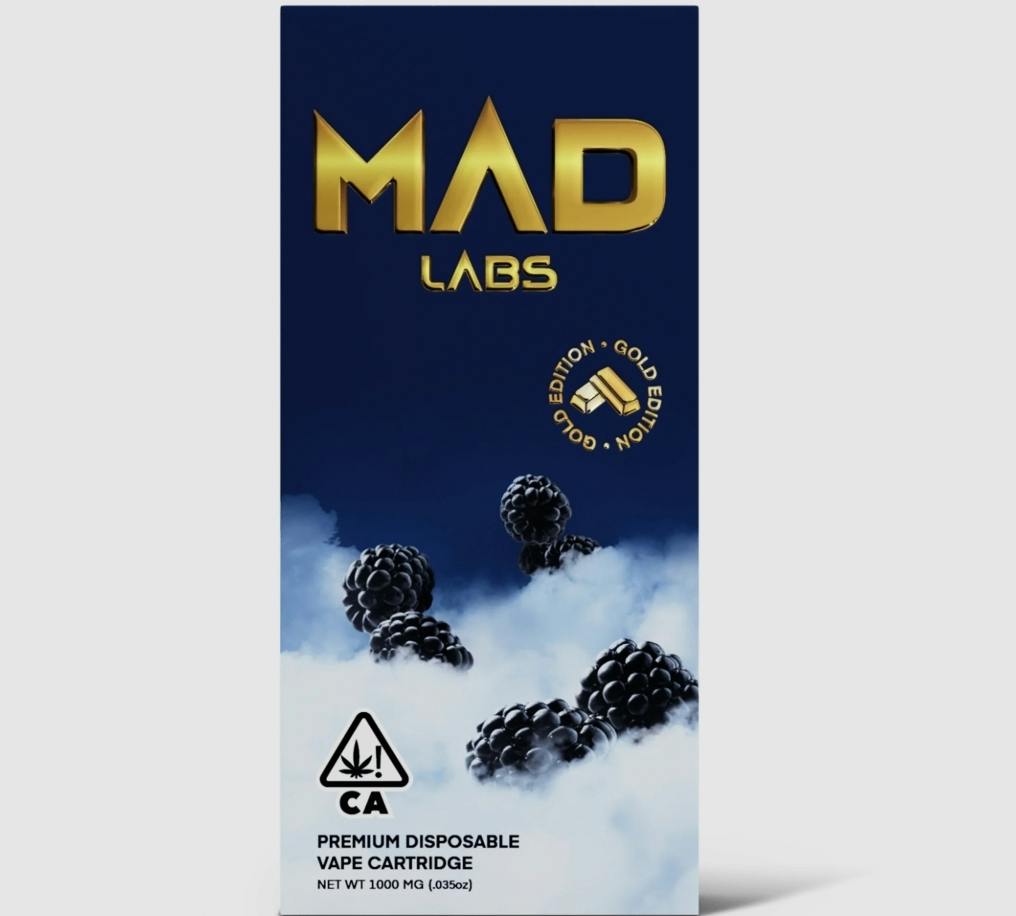 Mad Labs - Blackberry Smash 1g Disposable Indica