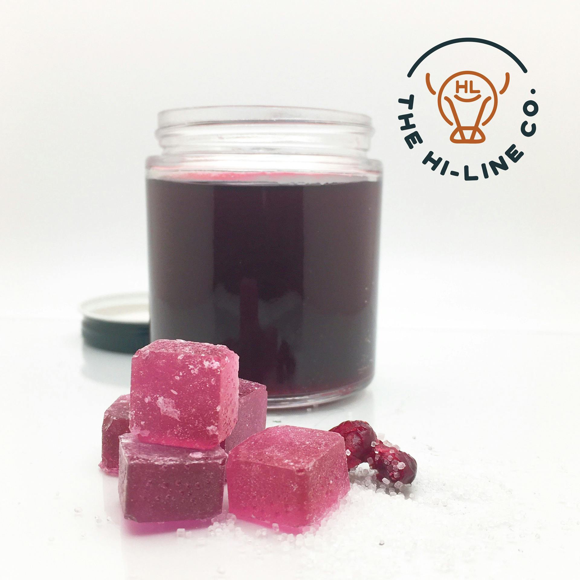 Pomegranate Hard Candy