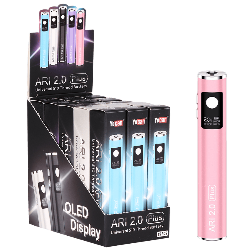 Ari 20 Plus Battery 900mah Assorted Colors Display