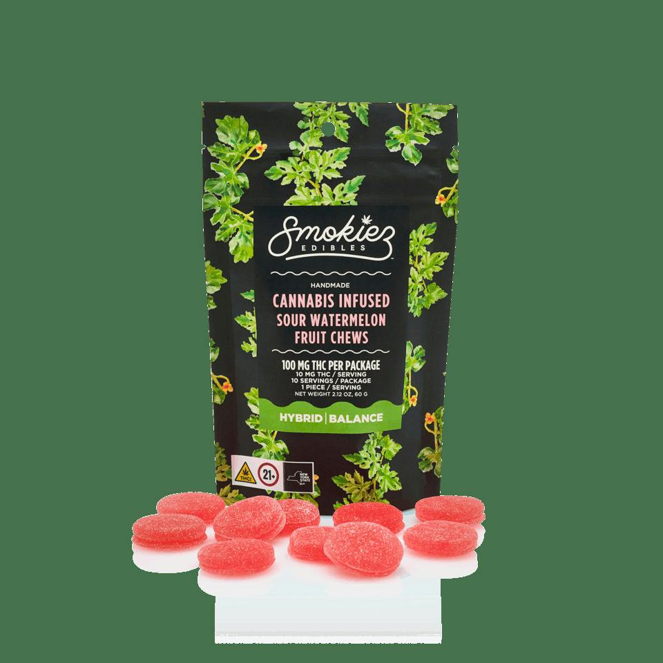 Smokiez Sour Watermelon 10pk 10mg Gummies