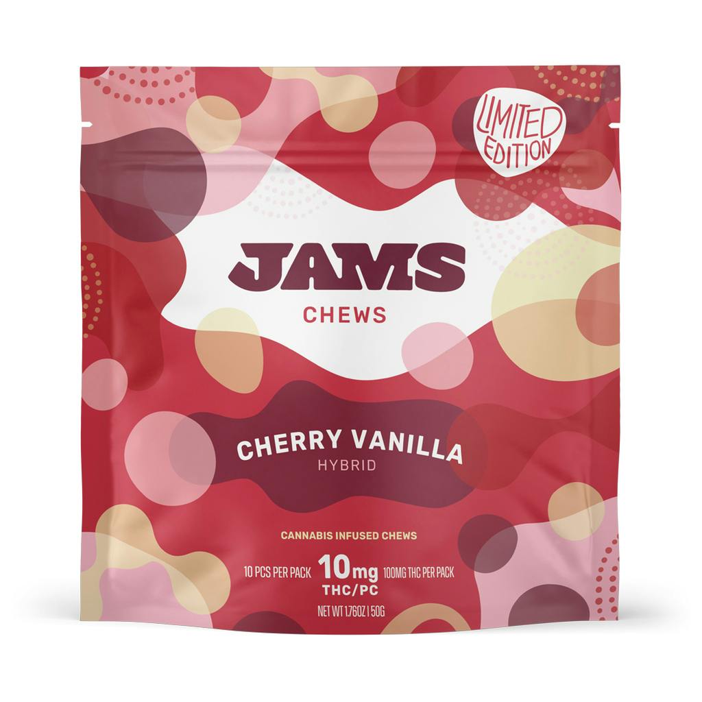 JAMS Cherry Vanilla Classic Fruit Chew [10mg] 10-Pack
