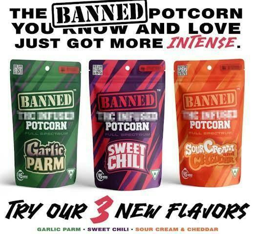 Banned - Sour Cream & Cheddar Potcorn
