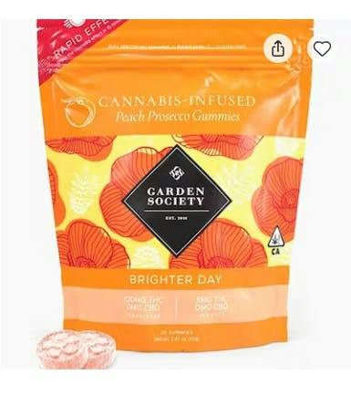 Garden Society Peach Prosecco Gummies