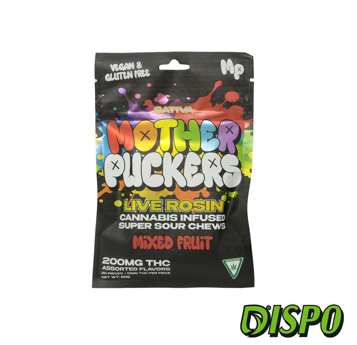 Mother Puckers - Mixed Fruit 200mg Rosin Chews