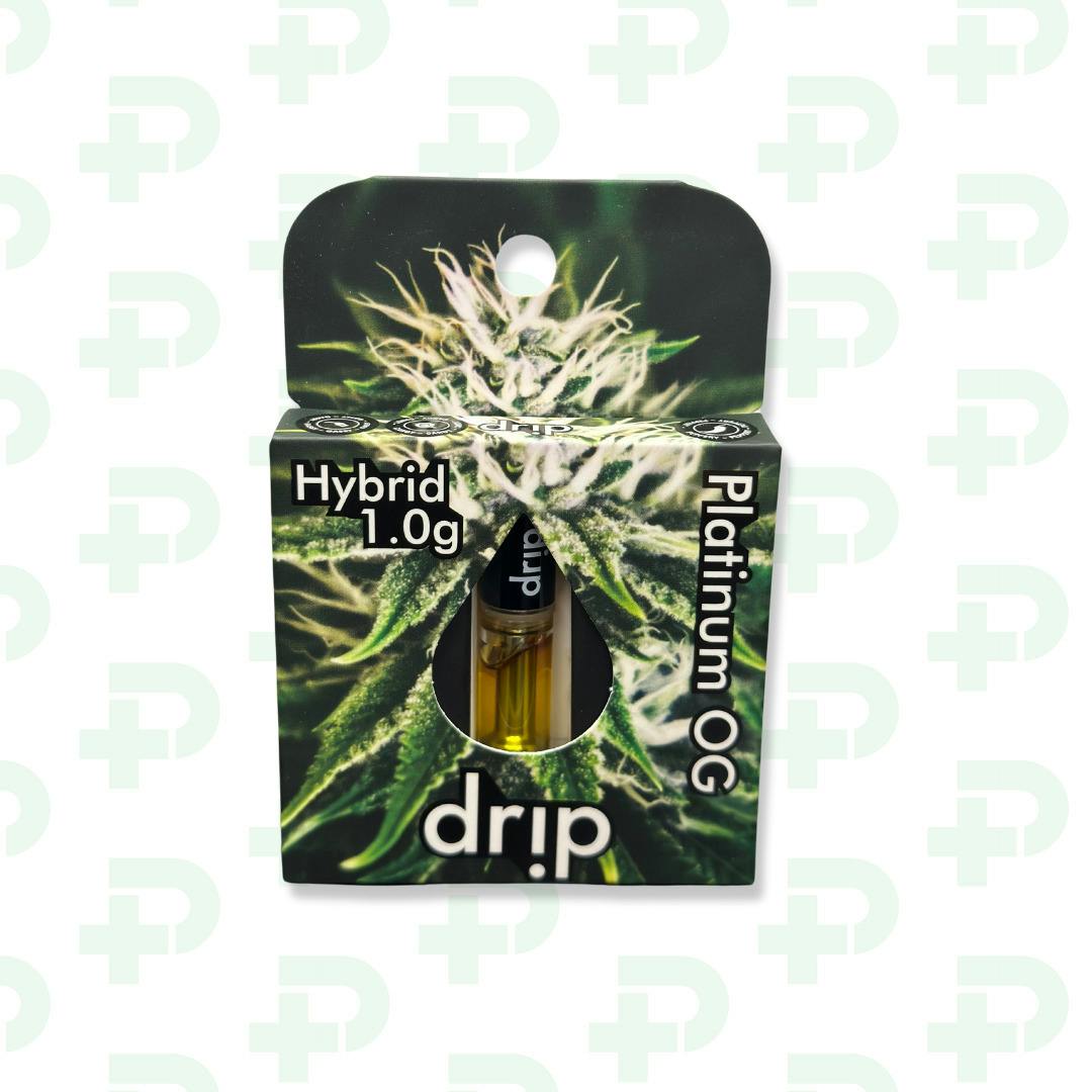 Drip 1g Cart - Hybrid - Platinum OG cannabis product