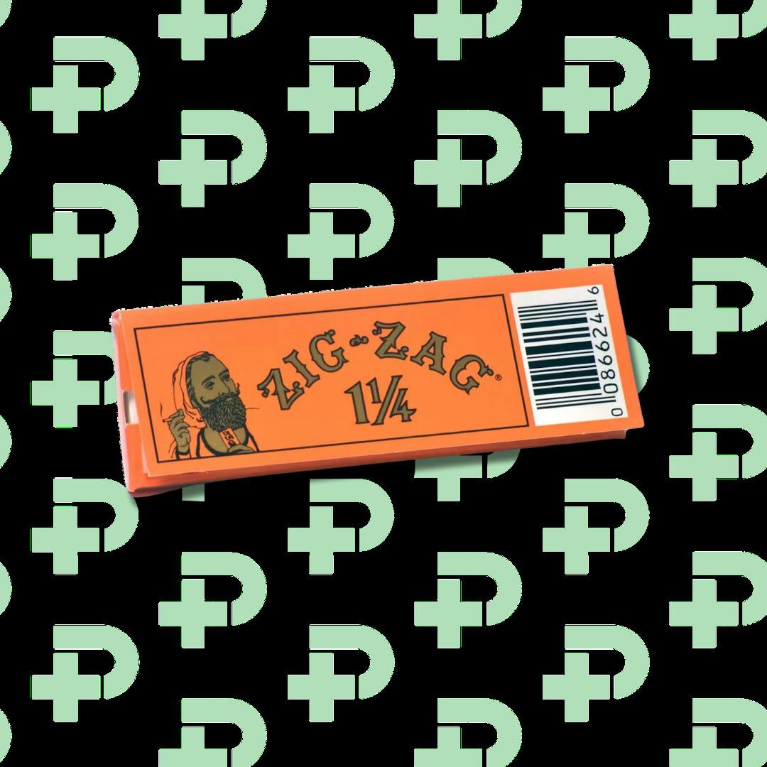 Zig Zag Orange Papers 1 1/4