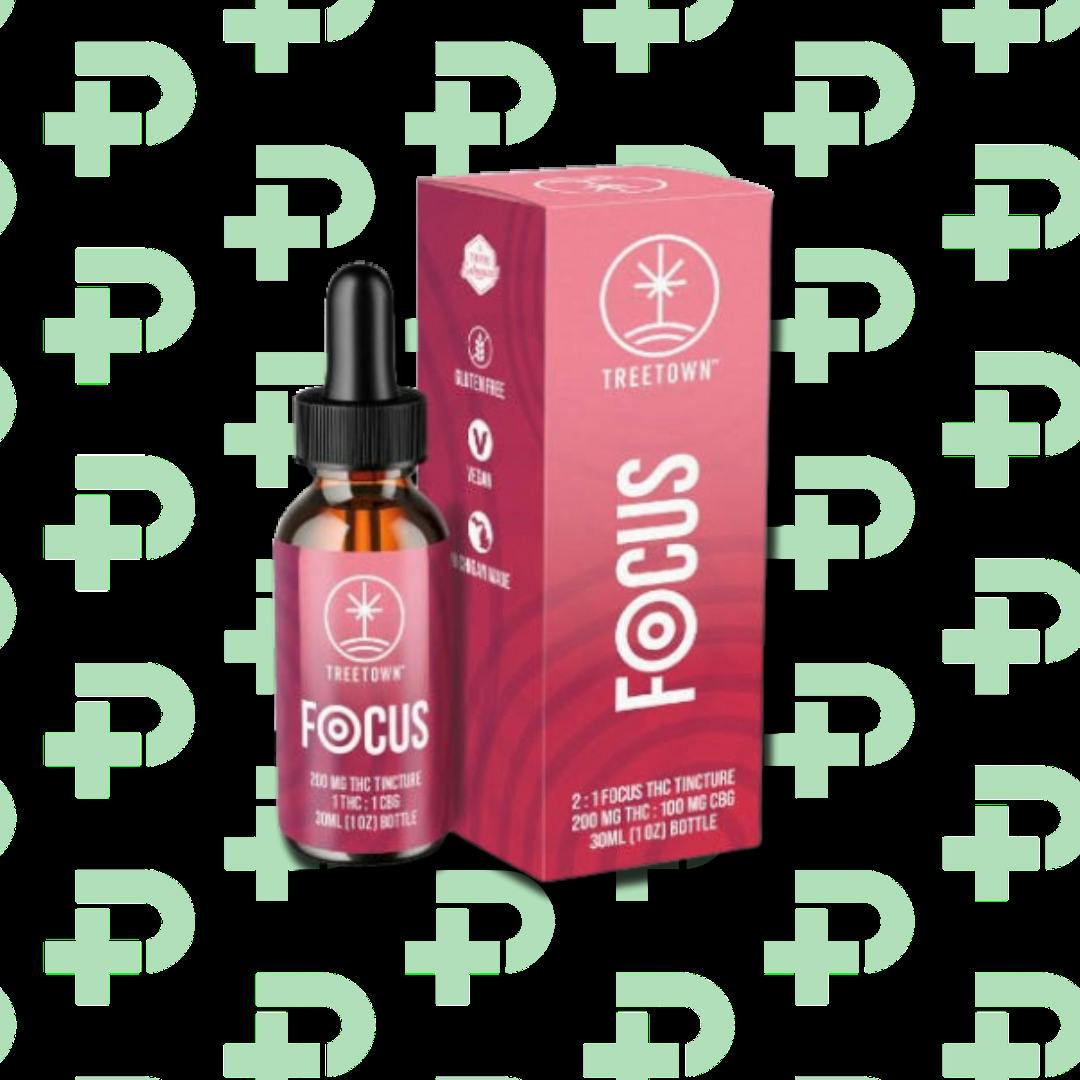 Treetown Tincture - Focus 200mg THC 100mg CBG