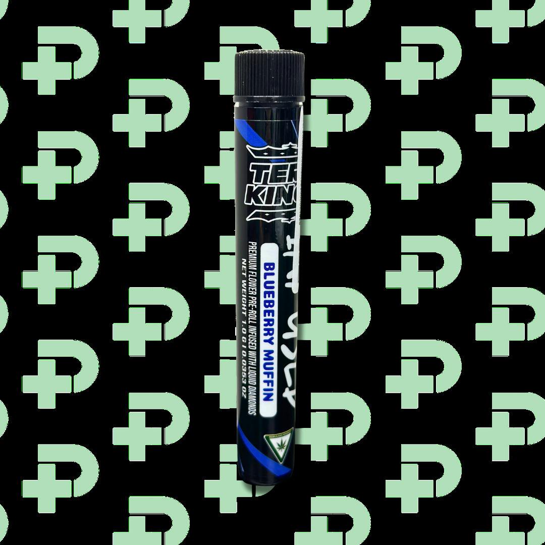 Terp Kings 1g Infused Preroll - Blueberry Muffin