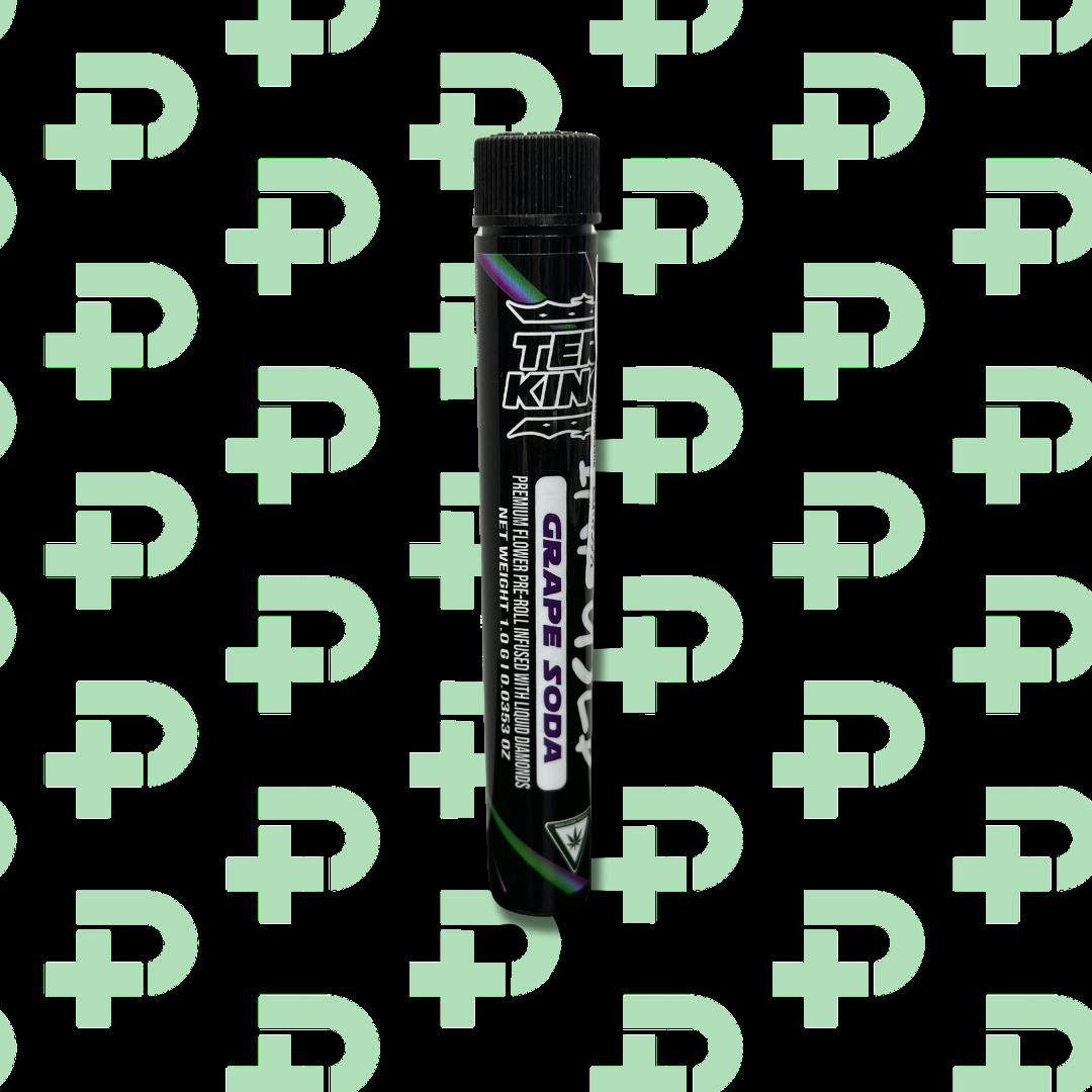 Terp Kings 1g Infused Preroll - Grape Soda cannabis product