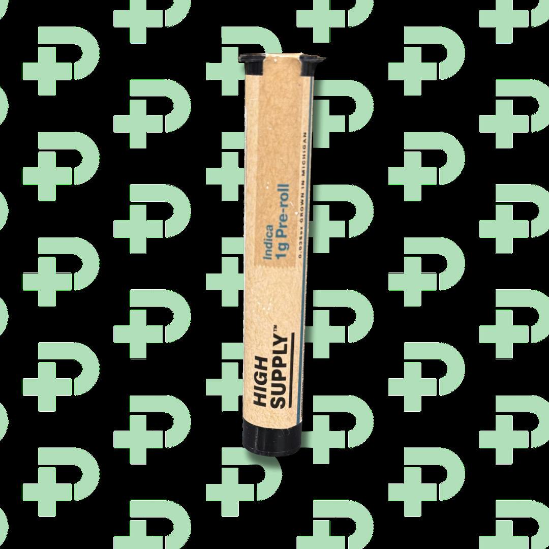 High Supply 1g Preroll - Indica - Jealousy