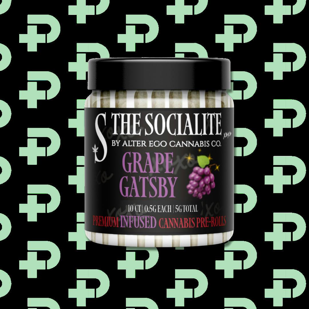 The Socialite by Alter Ego - Infused 10pk Preroll - Grape Gatsby