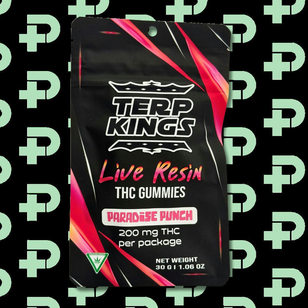 Terp Kings 200mg Live Resin Gummies - Paradise Punch