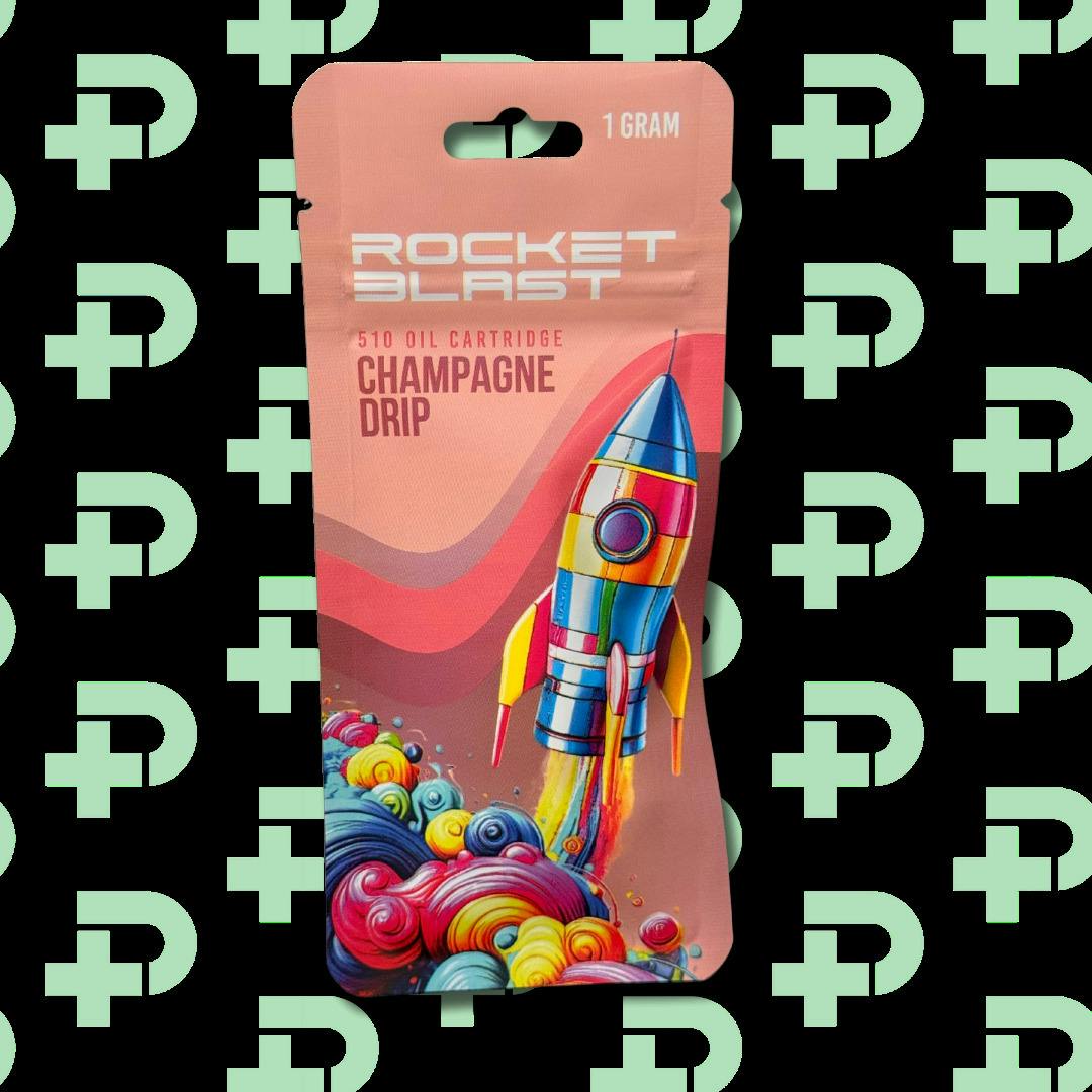 Rocket Blast - 1g Cart - Champagne Drip