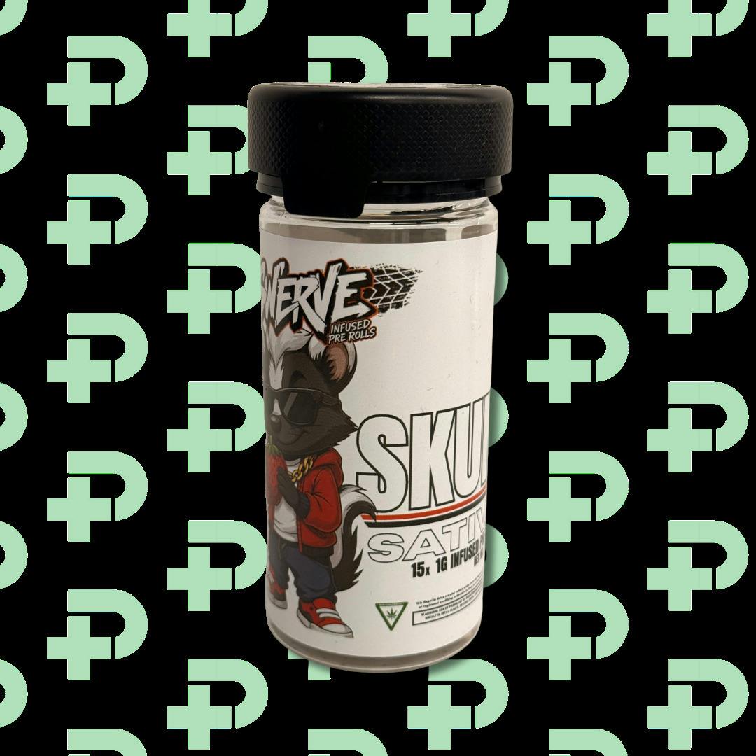Swerve 15 Pack 1g Infused Prerolls - Skunk