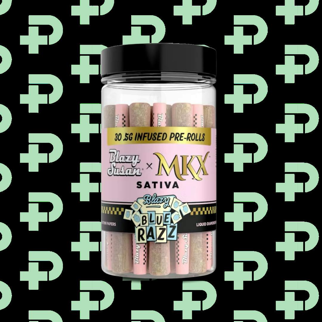 Blazy Susan .5g 30-Pack Infused Preroll - Blazy Blue Razz