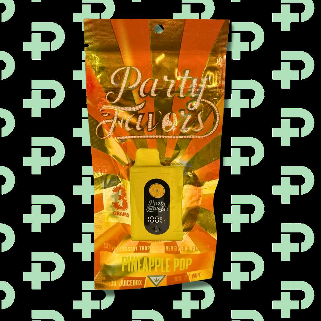 Party Favors 3g Juicebox Vape - Sativa - Pineapple Pop