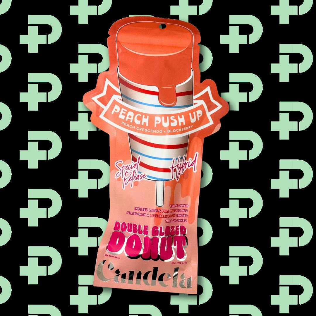 Candela 1.5g Double Glazed Donut - Peach Push Pop