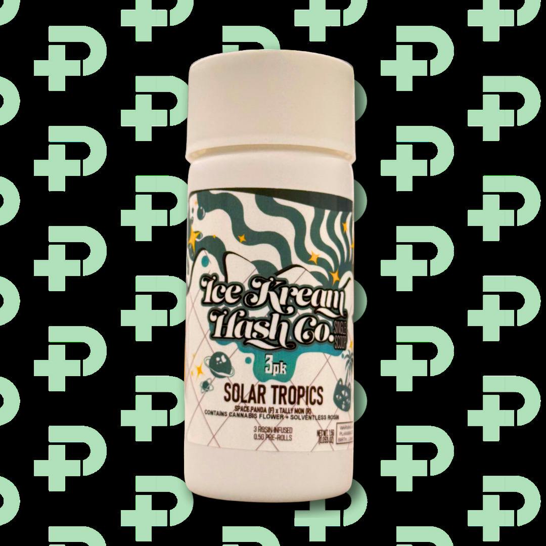 IKHCO Rosin Infused 3 Pack Prerolls - Solar Tropics