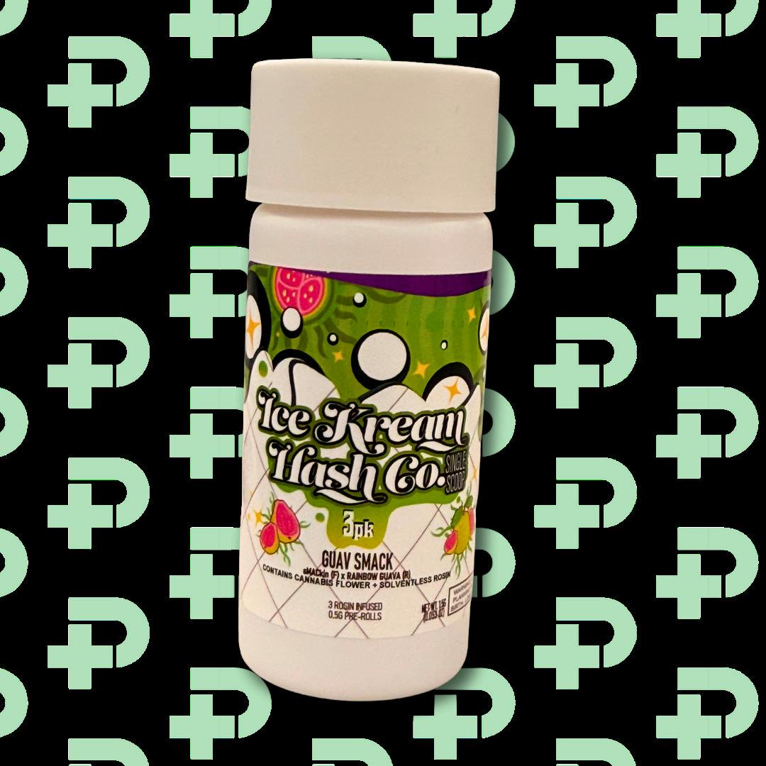 IKHCO Rosin Infused 3 Pack Prerolls - Guav Smack