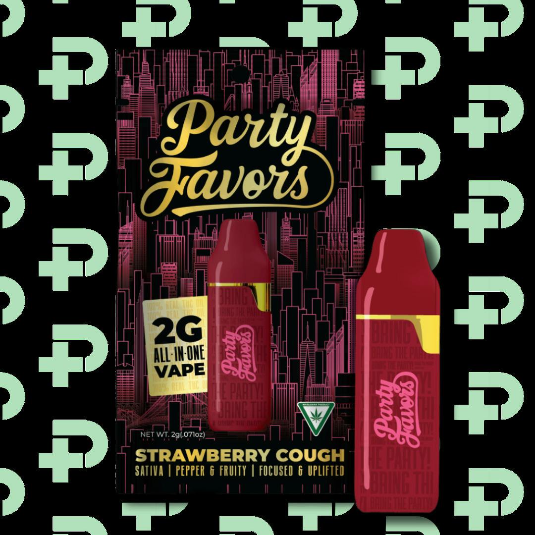 Party Favors 2g Disposable - Strawberry Cough cannabis product