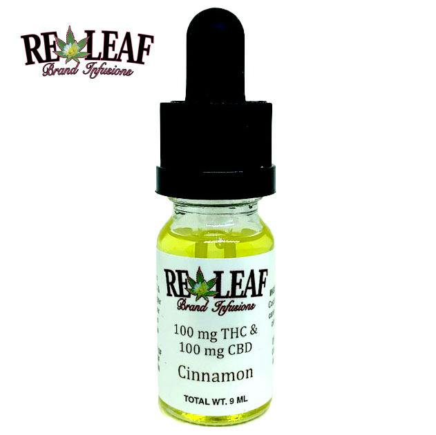 Releaf 1:1 Tincture 100mg | Cinnamon