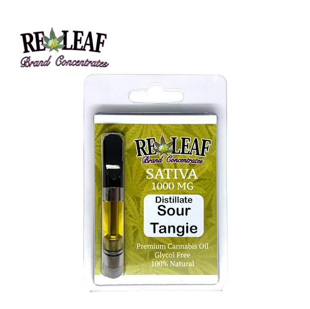 Distillate Cart 1ml | Sour Tangie at Releaf 85624