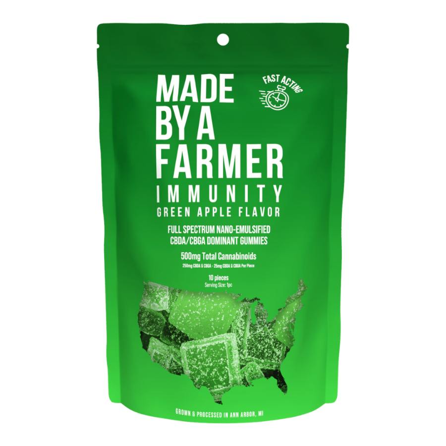 Green Apple Immunity CBDA/CBGA Gummies