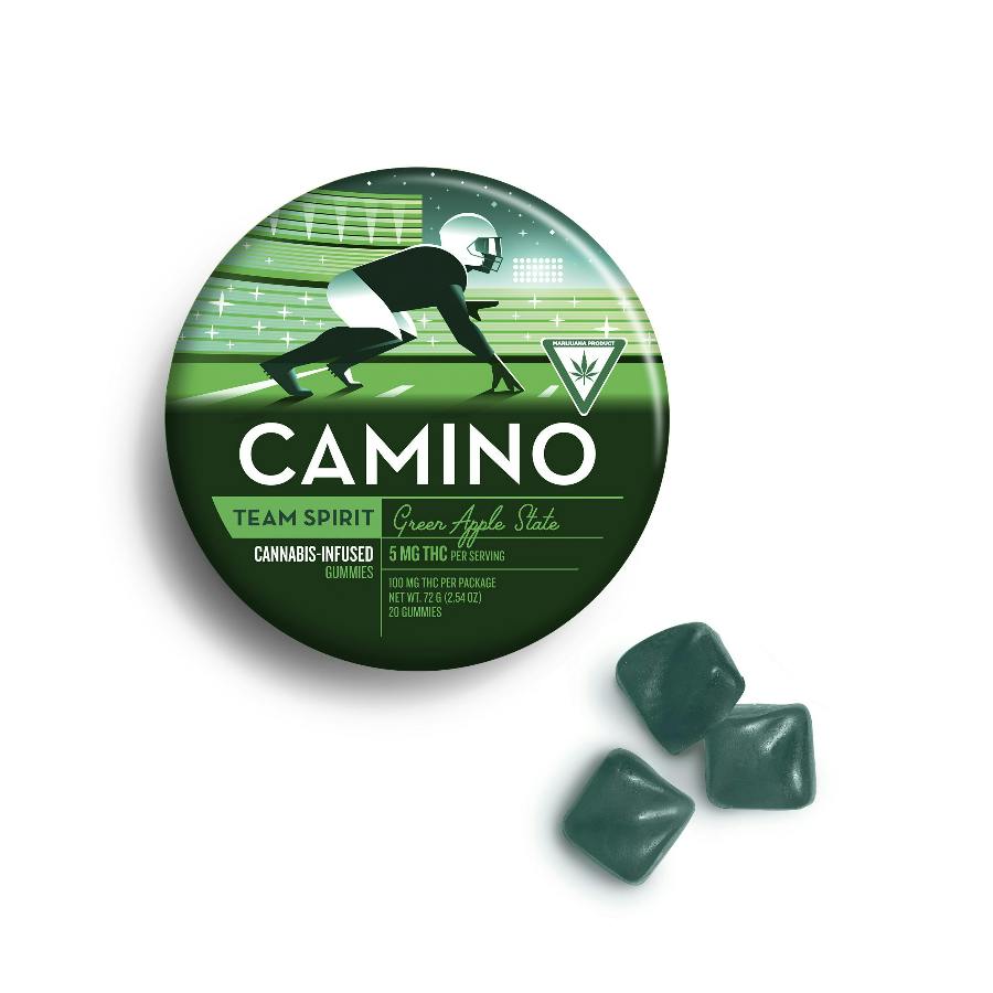 Camino Green Apple State Team Spirit Gummies - REC