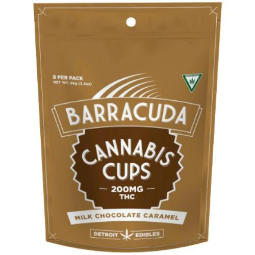 Detroit Edible Company Barracuda Milk Chocolate Caramel Cups 200mg THC