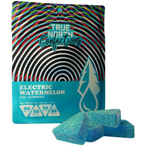 True North Collective Electric Watermelon Vegan Gummies 200mg THC