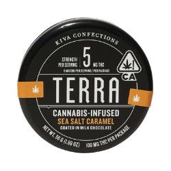 Kiva Confections Terra Bites Sea Salt Caramel