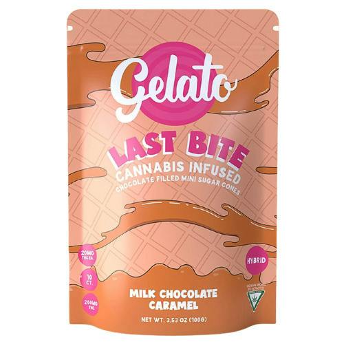 Gelato Last Bite Milk Chocolate Caramel Cones 200mg THC