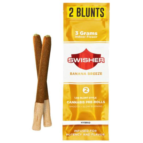 Swisher Banana Breeze Infused Blunt 2 Pack 3g