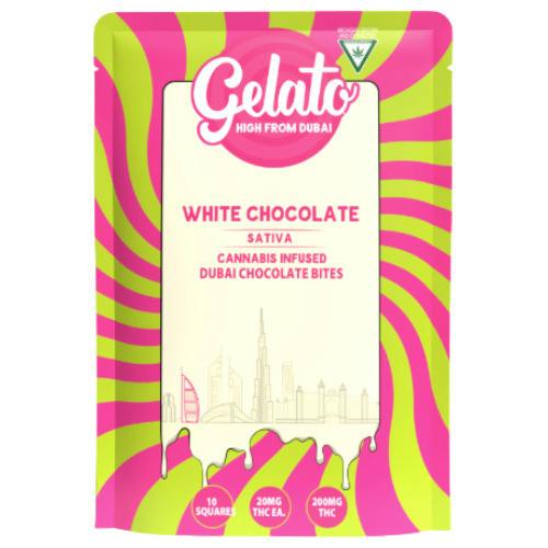 Gelato Dubai Bites White Chocolate 200mg THC