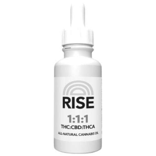 Rise Tincture 1:1:1 THC: THCA: CBD 600mg