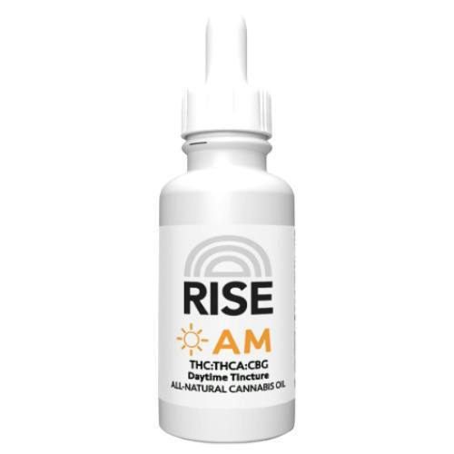 Rise AM Tincture 200mg THC: 200mg THCA: 200mg CBG