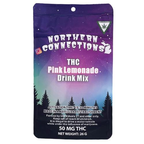 Northern Connections Pink Lemonade Dissolvable Drink Mix 50mg THC