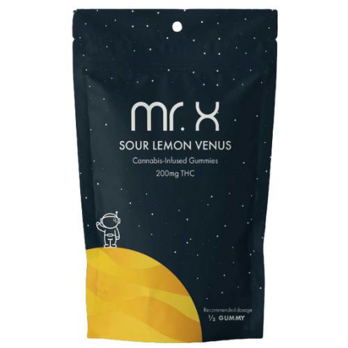 Mr. X Sour Lemon Venus Gummies 200mg THC