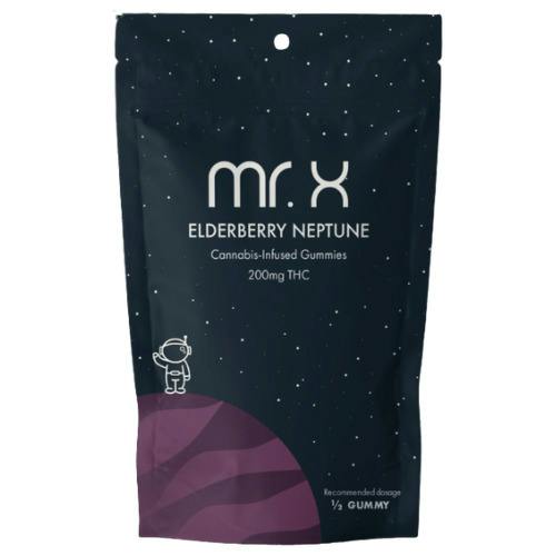 Mr. X Elderberry Neptune Gummies 200mg THC