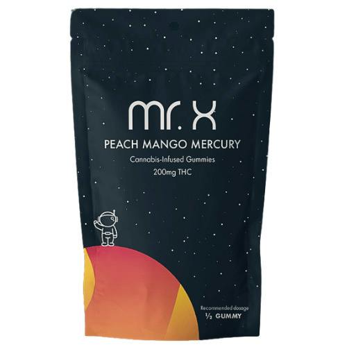 Mr. X Peach Mango Mercury Gummies 200mg THC