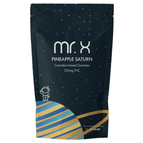 Mr. X Pineapple Saturn Gummies 200mg THC