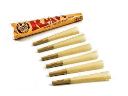Classic Unrefined Cones (6 pack) 1 1/4" Size | Raw