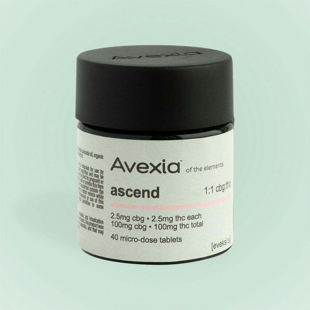 Avexia Tablets 1:1 CBG 100mg Capsule/Tablet