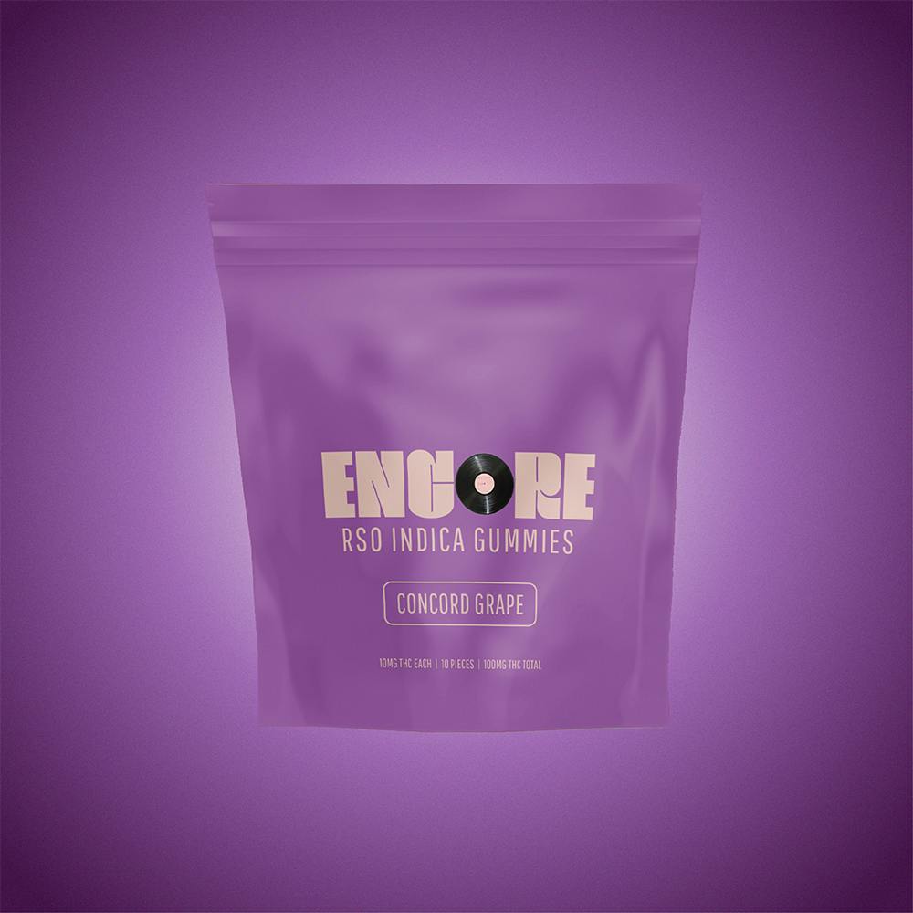 Encore Edibles Concord Grape RSO Gummy 400mg