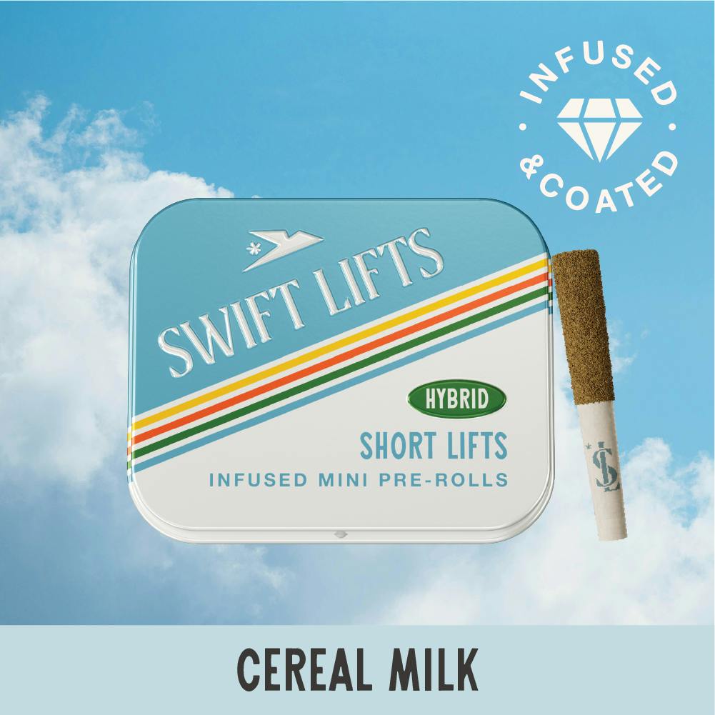 Swift Lifts Short Lifts Infused & Coated Cereal Milk Infused Pre-Roll 2.5g