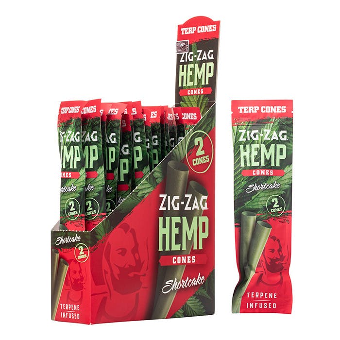 Zig-Zag - Terp Infused Hemp Cones - Shortcake - 2pk at ROOTDOWN