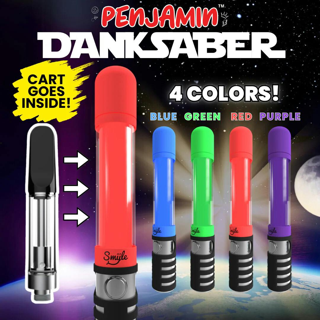 SMYLE Labs - Danksaber Penjamin Variable Voltage 510 Thread Battery - Assorted Colors at ROOTDOWN