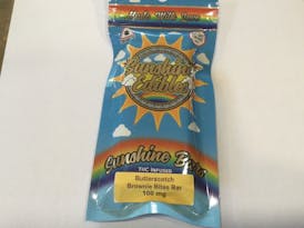 Butterscotch Brownie Bar Sunshine Edibles 10 mg pp 100mg