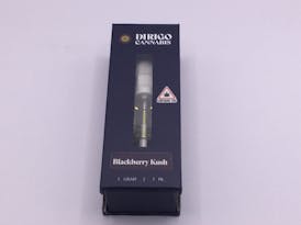 Dirigo Full Spectrum Blackberry Kush Indica 1g Cart.