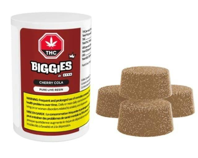 BIGGIES by EVEN - Cherry Cola Live Resin Gummies (4 Pieces)